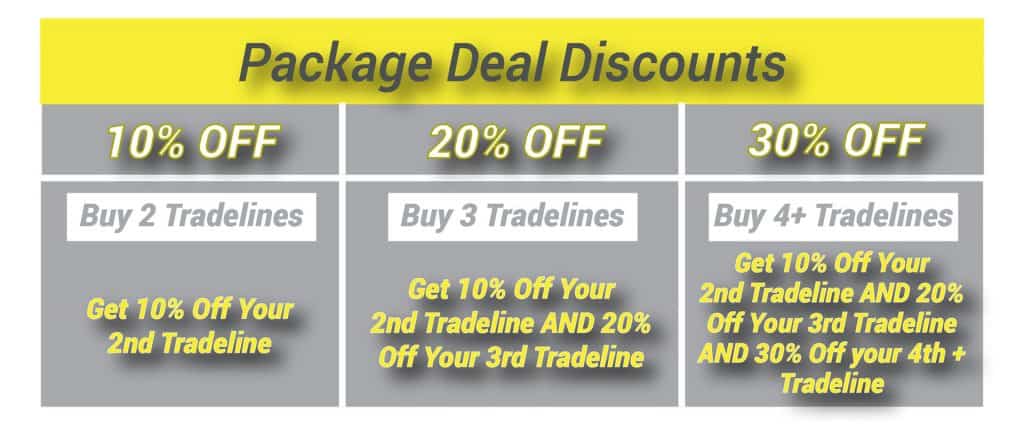 Do You Have Any Discounts Or Promotions Going On Right Now Tradeline 