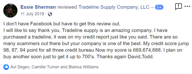 Tradeline Supply Company review