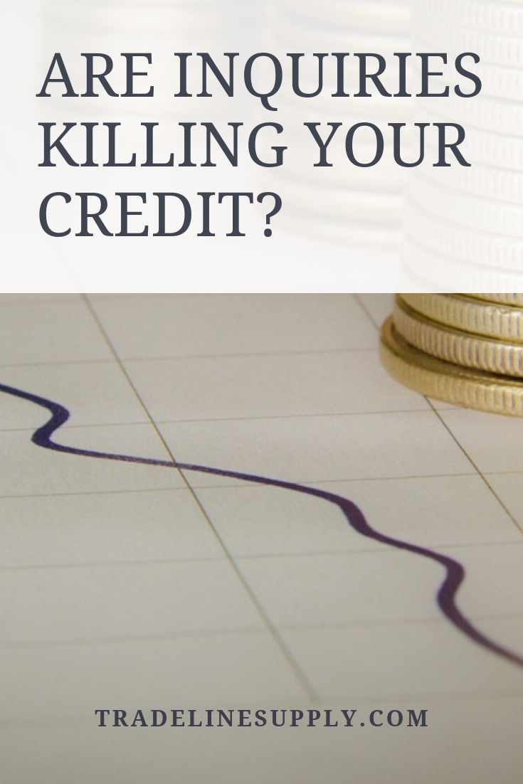 Are Inquiries Killing Your Credit? Pinterest graphic