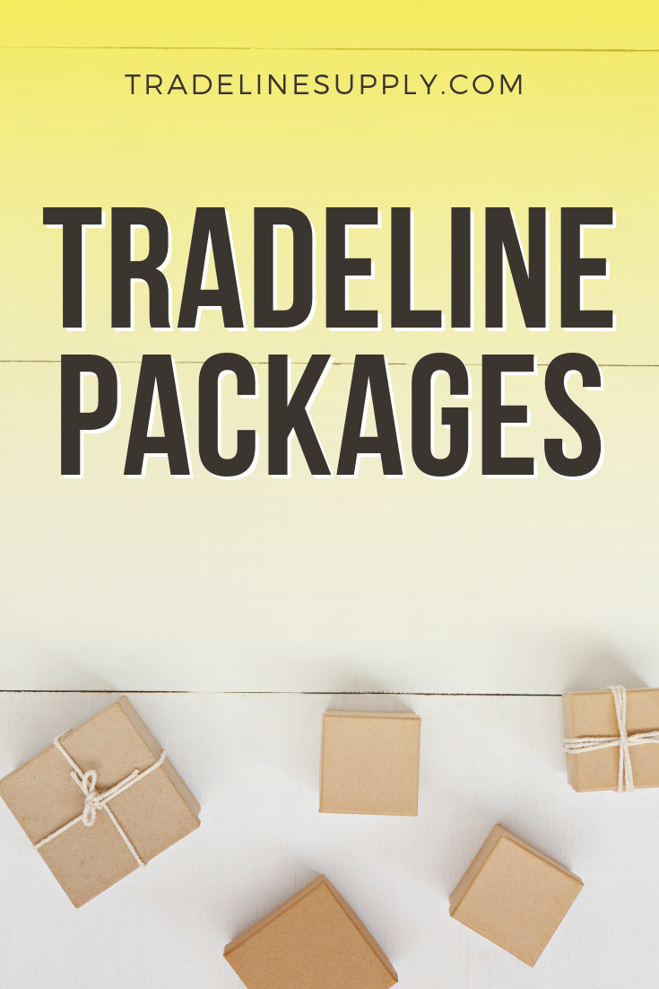 Tradeline Packages Pinterest graphic
