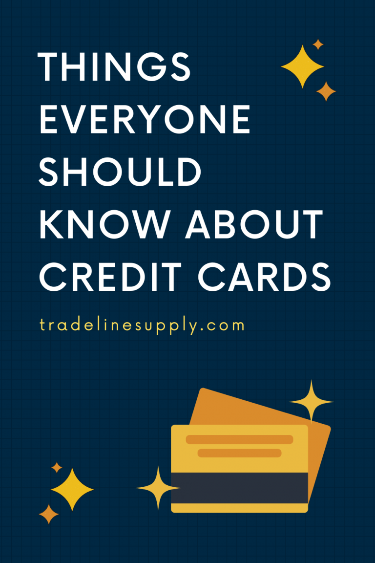 Things to Know About Credit Cards Tradeline Supply Company LLC