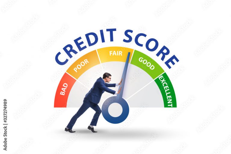 Businessman Trying To Improve Credit Score 768x512 
