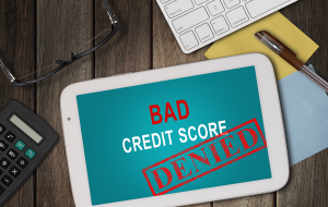 Bad credit score - denied