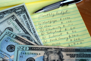 Monthly budgeting plan