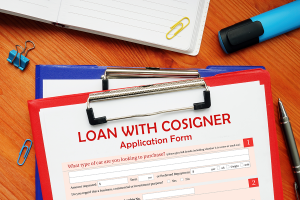 Thin credit loan cosigner