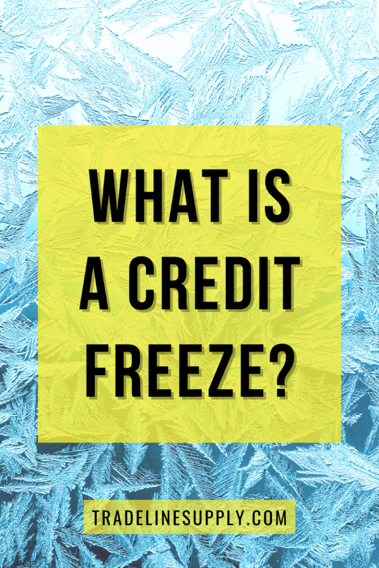 What Is a Credit Freeze on My Credit Report? Tradeline Supply Company