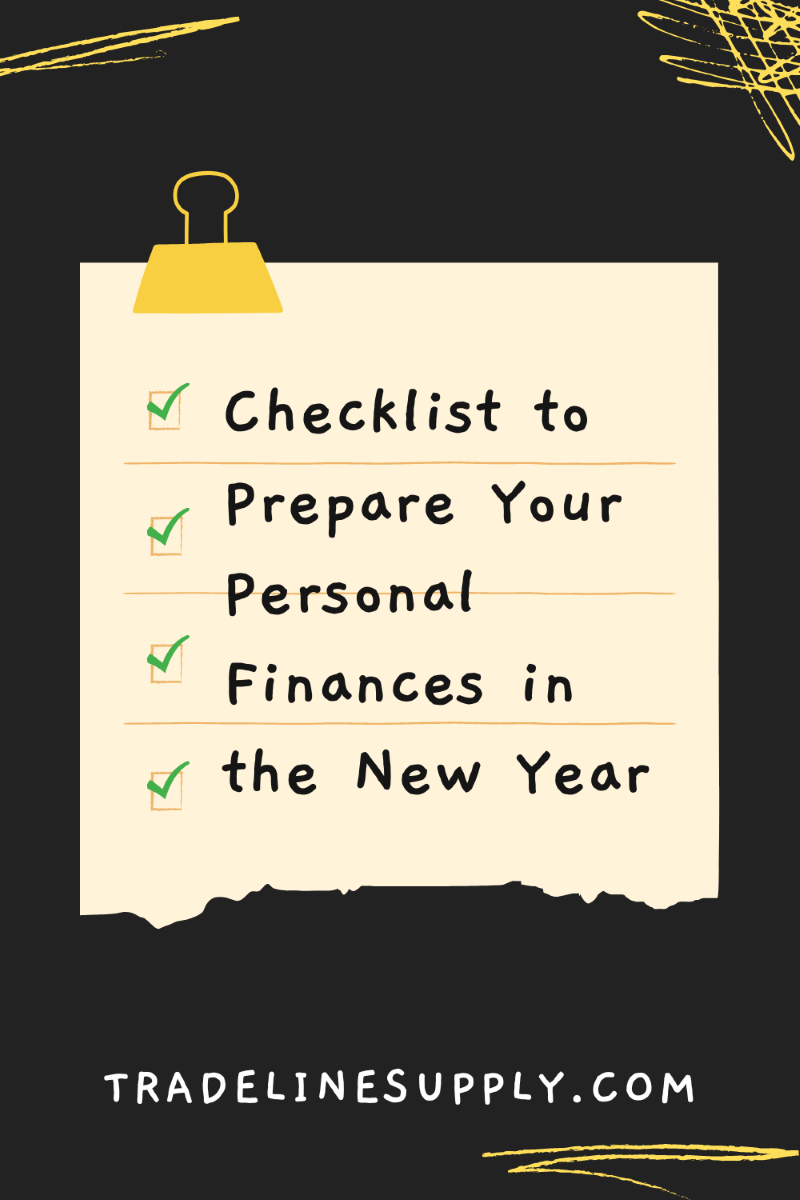 Checklist to Prepare Your Personal Finances in the New Year - Pinterest