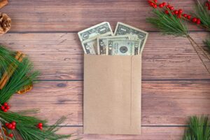 Holiday cash bonus