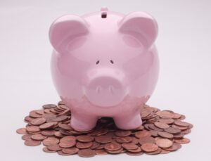 Piggy bank emergency fund
