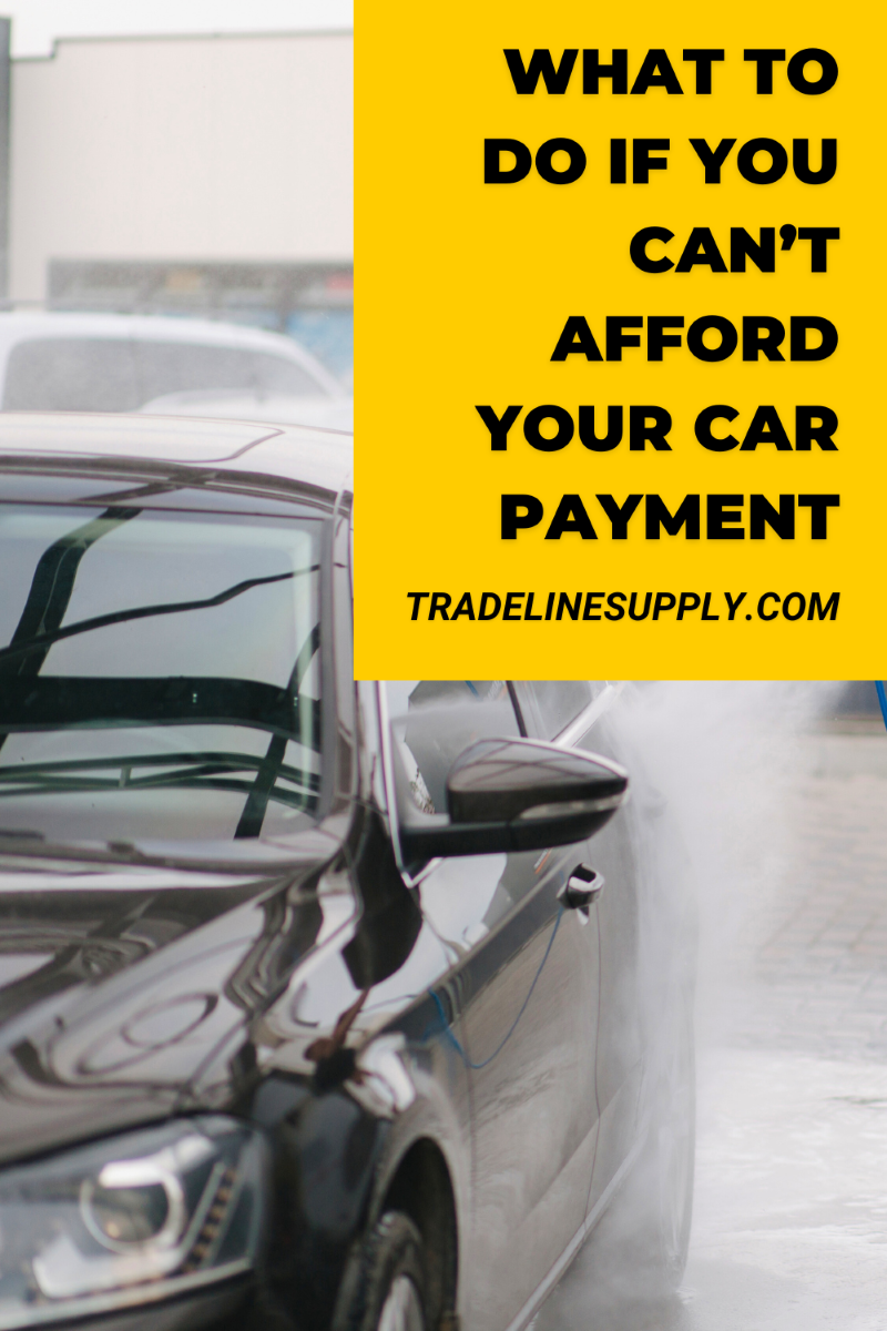 What to Do if You Can’t Afford Your Car Payment - Pinterest