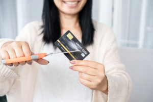 Paying off credit card debt with a windfall