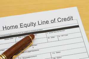 Home equity line of credit application